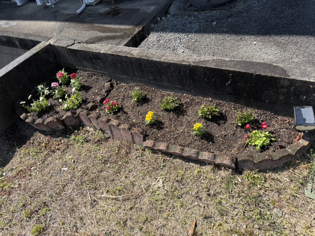 ななちゃんパソコン教室の花壇