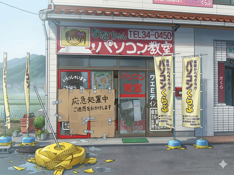 初期のななちゃんパソコン教室の玄関