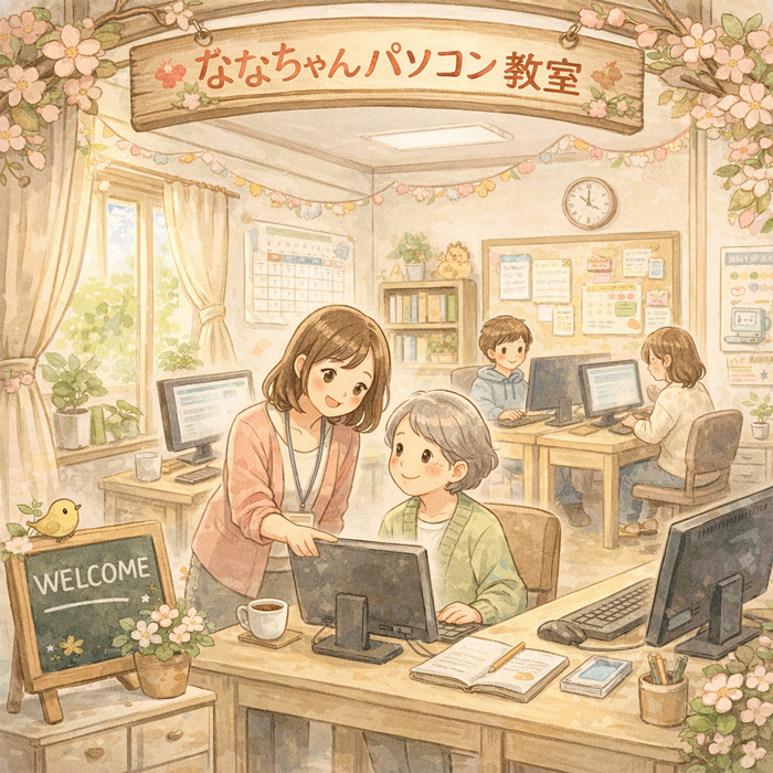 ななちゃんパソコン教室で習ってみよう