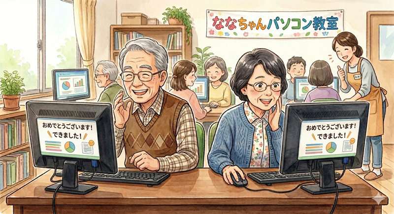 出来た！嬉しいパソコン教室